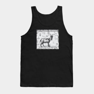 Basic Goat Anatomy Tank Top